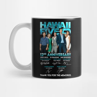 Hawaii Five 0 Tv Series 12nd Anniversary Thank You Mug